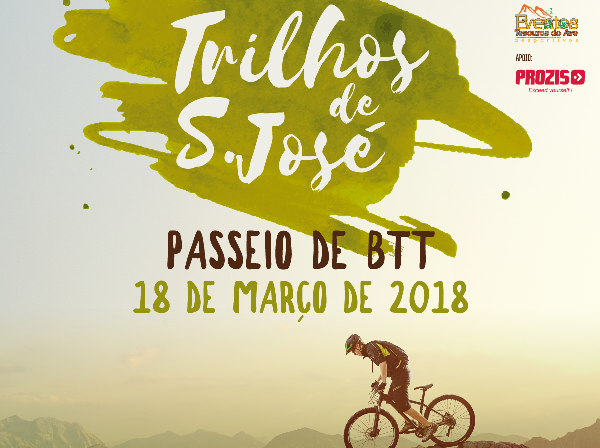 Trilhos de S. José – Passeio de BTT no próximo domingo, dia 18 de março