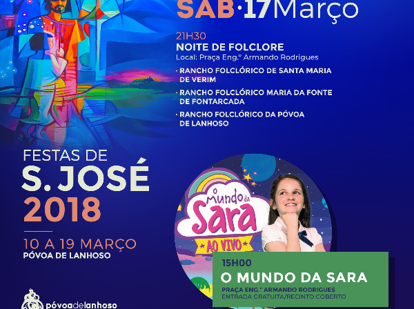 O Mundo da Sara chega sábado à Póvoa de Lanhoso para um espetáculo com entrada gratuita