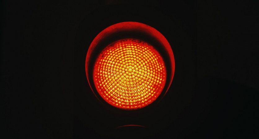 semáforo vermelho