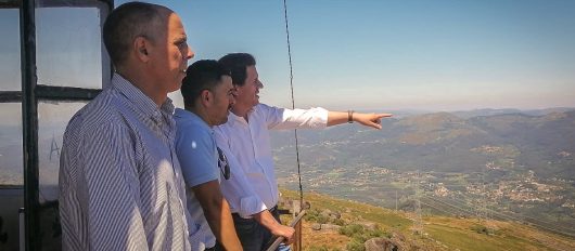 Presidente da Câmara Municipal visitou o posto de vigia de São Mamede (Frades)