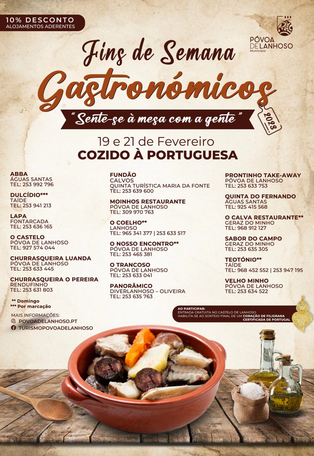 Fins de Semana Gastronómicos