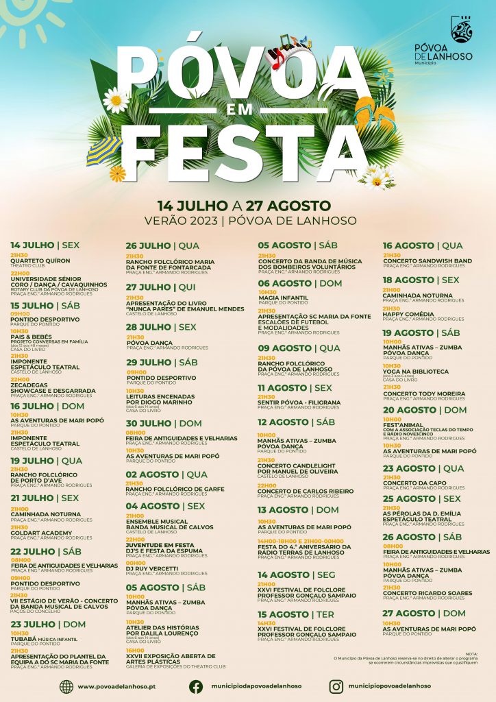 Póvoa em Festa - 14 de julho a 27 agosto