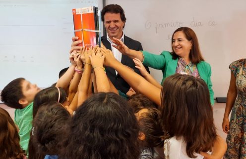 Presidente da Câmara Municipal marca o arranque do ano letivo com visita às escolas de 1.º ciclo