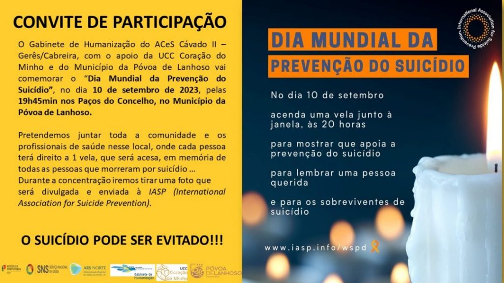 Dia Mundial da Prevenção do Suicídio