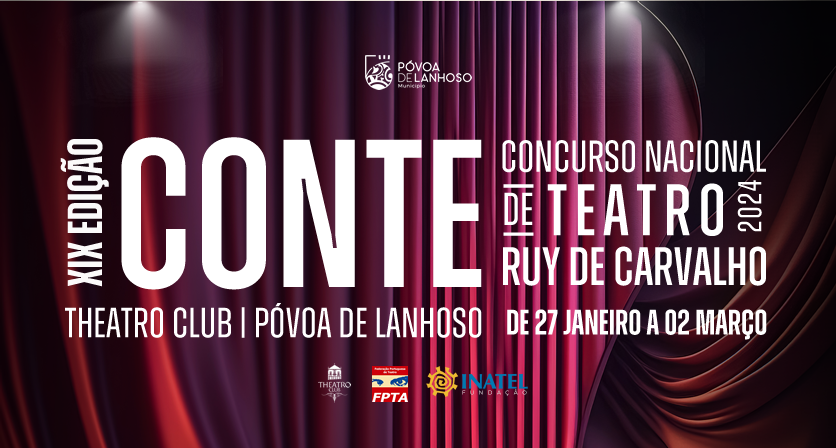 XIX CONTE - Concurso Nacional de Teatro Ruy de Carvalho 2024 2
