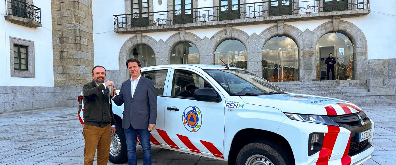 Município da Póvoa de Lanhoso recebe viatura da REN – doação reforça o papel da Proteção Civil no concelho