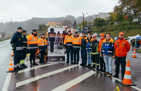 Póvoa de Lanhoso promoveu simulacro de acidente rodoviário para sensibilizar automobilistas