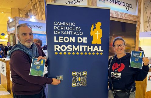 Caminho Português de Santiago Leon de Rosmithal divulgado na Fairway Santiago 2025