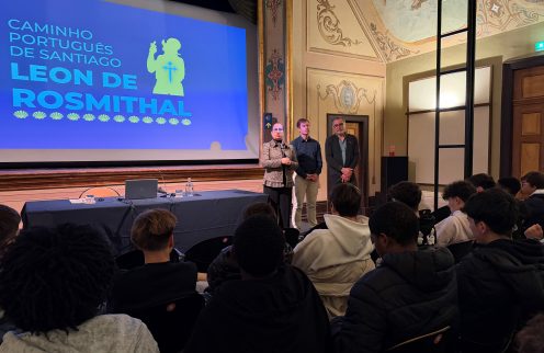 Caminho de Santiago de Leon de Rosmithal apresentado à população estudantil